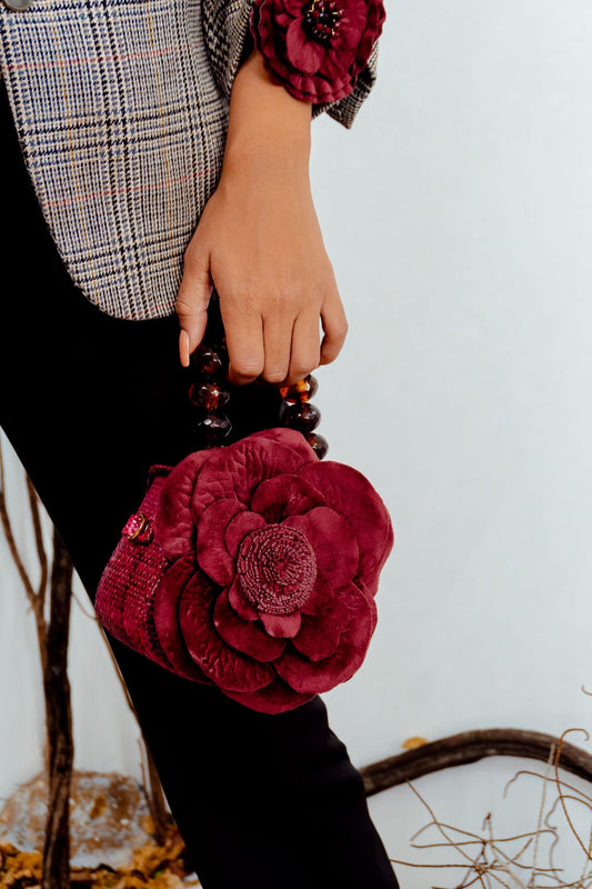 BAG MINI FLOWER VERMELHO